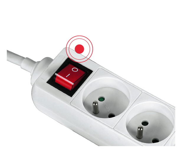 HAMA Listwa zasilająca Standard 3gn, 3m, biała - 1416389 - zdjęcie 5